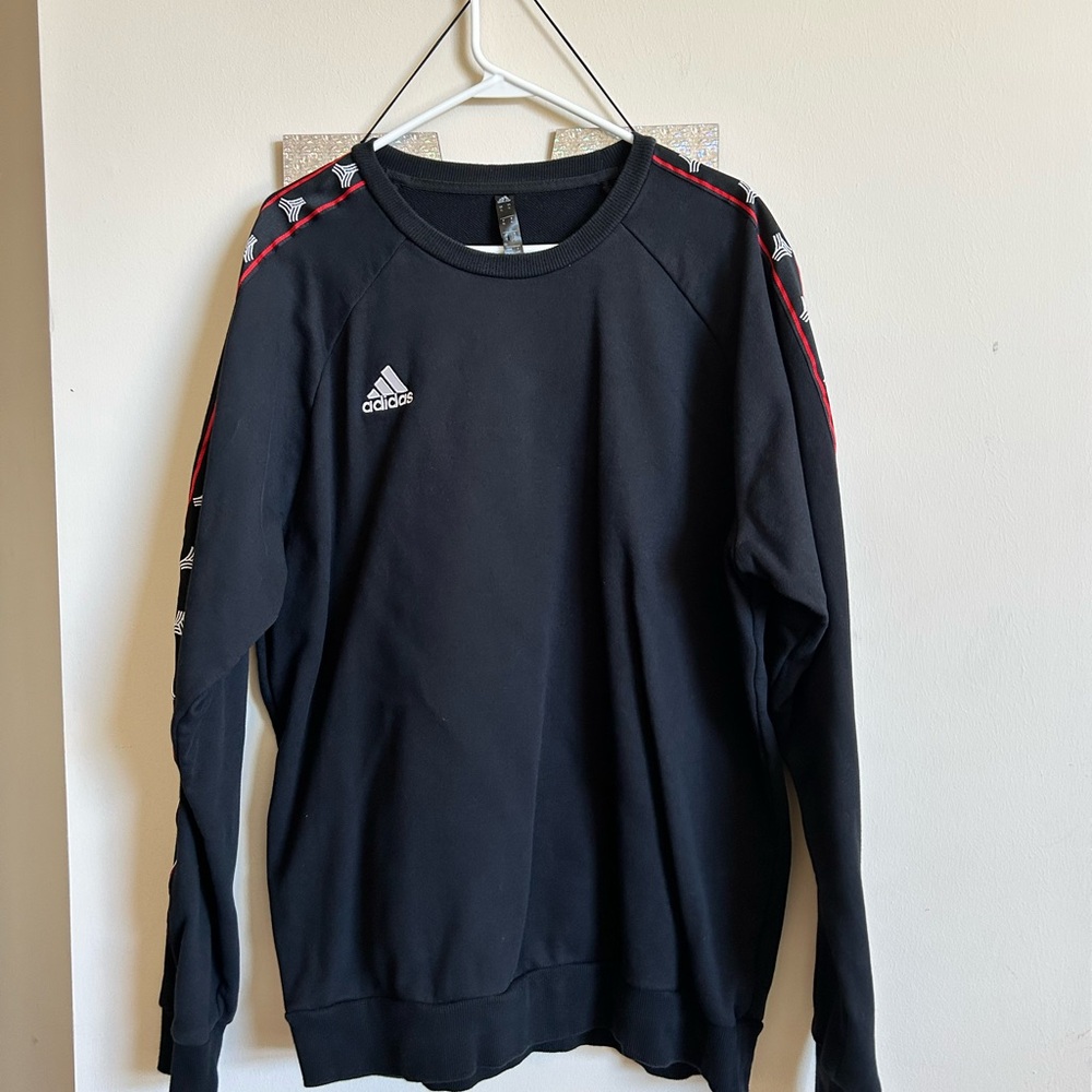 Adidas black crewneck Size XL